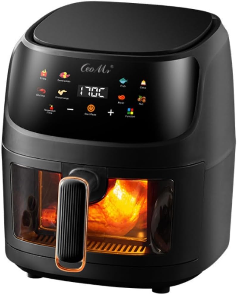 SEASAND 電気フライヤー 6L 業務用 家庭用 卓上フライヤー 揚げ物器